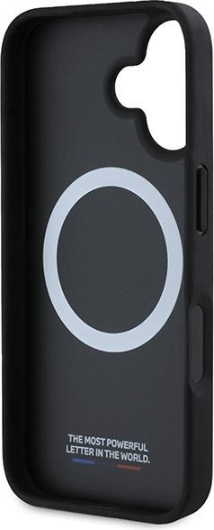 Produktbild BMW BMHMP16M23PUPDK iPhone 16 Plus 6.7" czarny/black hardcase M Perforated Tricolor Line MagSafe (Apple iPhone 16 Plus)