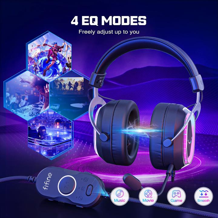 Immagine prodotto Fifine H13 Gaming Headset (Cablato)
