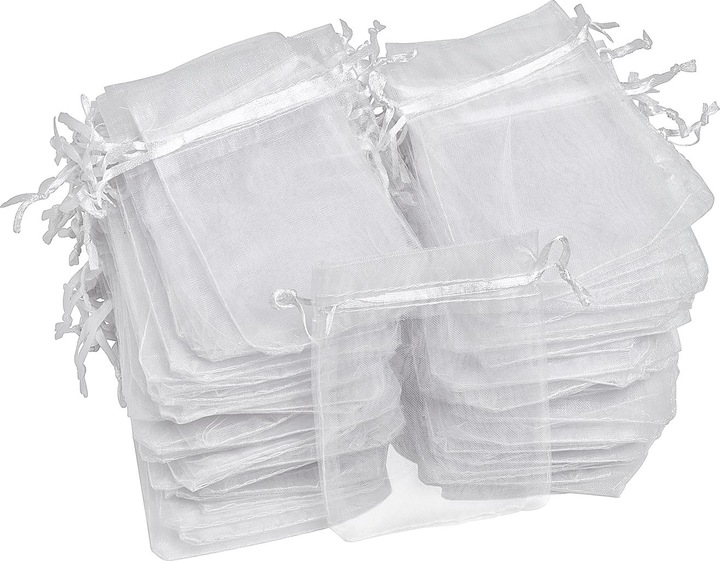 VBS XXL Organzasäckchen "11,5 x 15 cm", 100 Stück (Geschenkbox, 100 x)