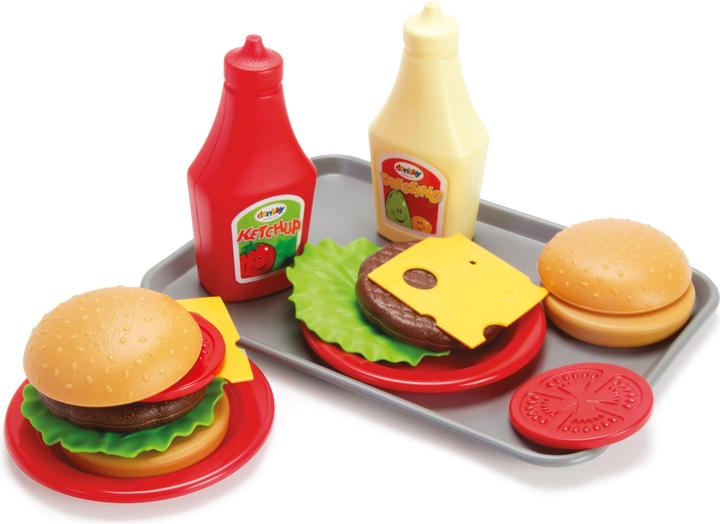 dantoy Hamburger op dienblad