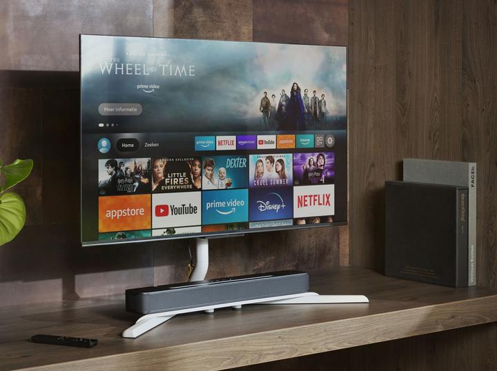 Actual product image One for All 70" TV Stand Design Table Top light (40 kg, 32" - 70")