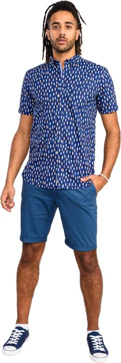 Immagine prodotto DUKE Hackford D555 Camicia Kingsize Tavola da Surf Con Bottoni sul Colletto Maniche Corte Uomo (5XL)