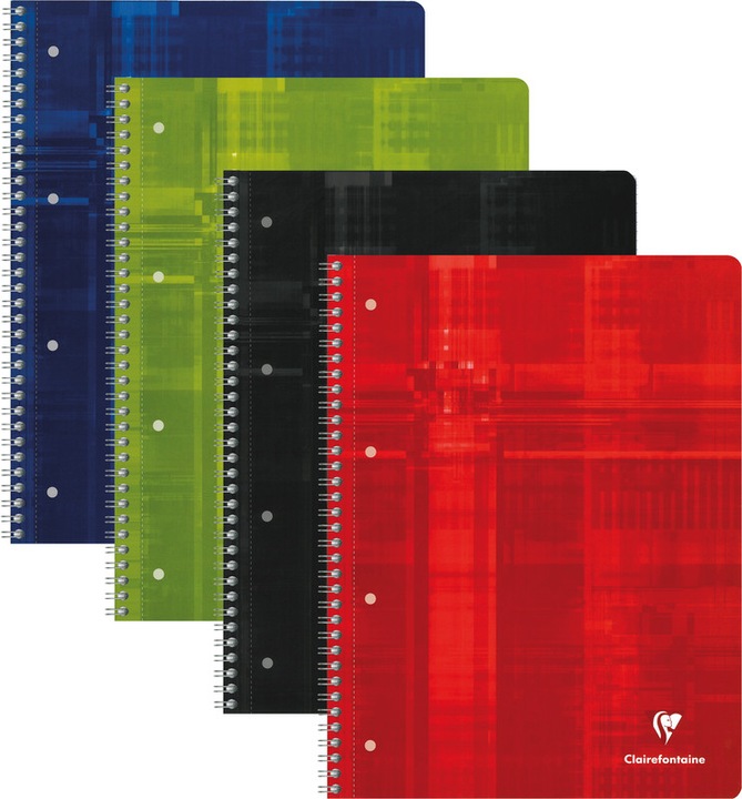Image du produit Clairefontaine Bloc-notes collège (A4+, À rayures, Couverture rigide)