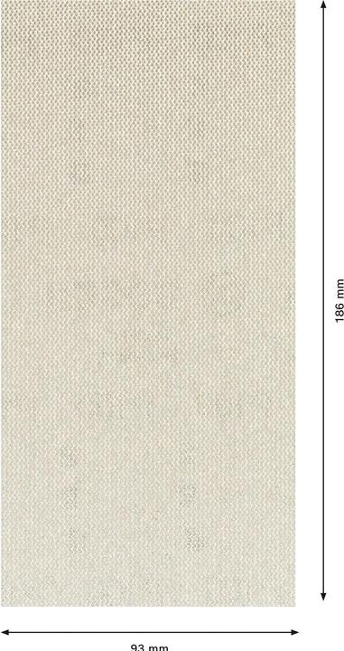 Actual product image Bosch Professional Zubehör EXPERT M480 Sanding net for orbital sanders, 93 x 186 mm, G 100, 50 pcs. (100)
