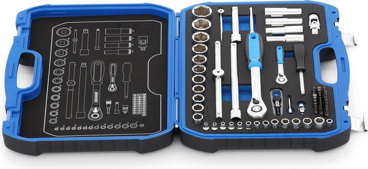 Produktbild Gedore 19 BMC 20 Steckschlüssel-Satz 1/4"+1/2" (32 mm, 19 mm, 6 mm, 12 mm, 24 mm, 14 mm, 22 mm, 16 mm, 23 mm, 10  mm, 21 mm, 18 mm, 27 mm, 7 mm, 31 mm, 17 mm, 11 mm, 5 mm, 15 mm, 26 mm, 30 mm, 8 mm, 28 mm, 9 mm, 29 mm, 13 mm, 20 mm, 25 mm, 4 mm)
