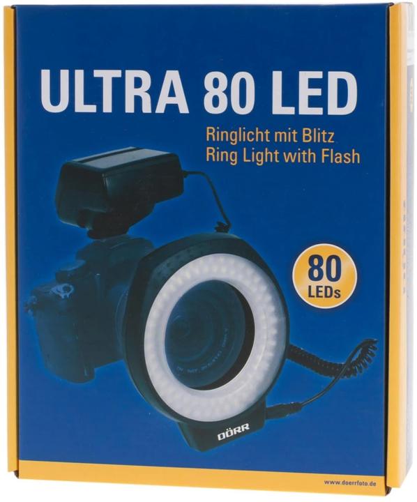 Immagine prodotto Dörr Ringlight Ultra 80 LED con flash (Macroflash, Vari)