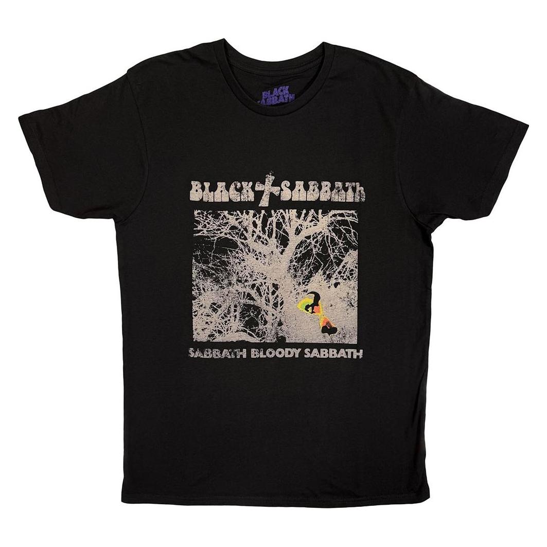 Black Sabbath, Herren, Shirts, Sabbath Bloody Sabbath Vintage, Schwarz, (S)