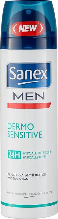 Productafbeelding Sanex mannen dermo sensitive 200ml (Spuit, 200 ml)