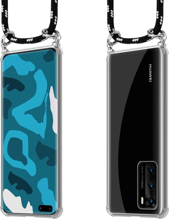 Produktbild Cadorabo TPU Handy Kette SILBER Cover
