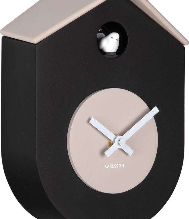 Produktbild Karlsson Wanduhr Kuckuck Grato 17.5 x 33.2, Black/Grey