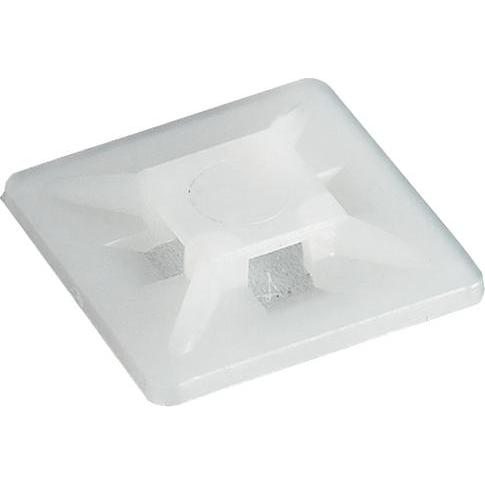 RND Electronics, Kabelbinder, Kabelbinderhalter 5.5mm Weiss Polyamid 6.6 Packung à 100 Stück (Kunststoffkabelbinder, 220...