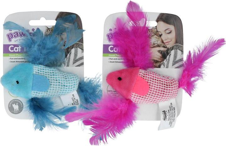 Actual product image Pawise Catnip Fish (Plush toy cat)