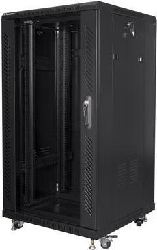 Produktbild Lanberg FF01-6622-12B Rack 22U Freistehendes Gestell (22 HE, 19 Zoll Rack)