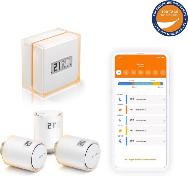 Netatmo Smart thermostat + 3x radiator thermostats