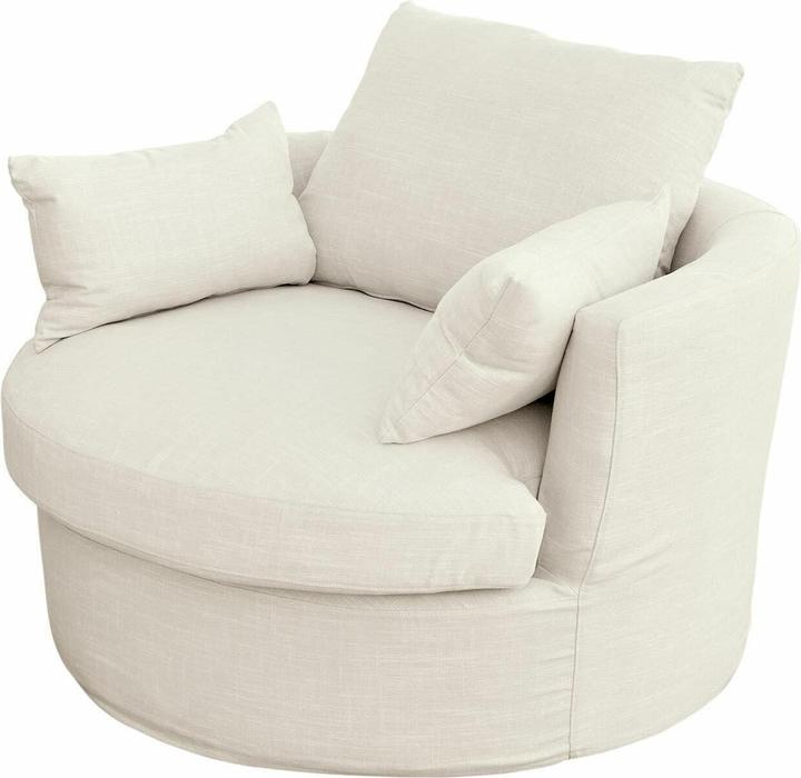 Produktbild Loberon Dreh-Sessel Jindabyne creme