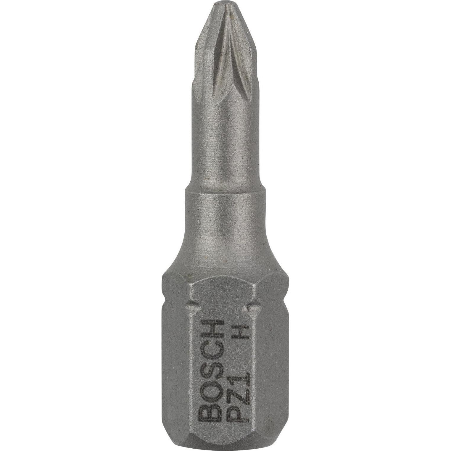 Bosch Professional Zubehör, Bits, Schrauberbit Extra-Hart PZ 1, 25 mm, 25er-Pack (Kreuz Pozidriv PZ M1)