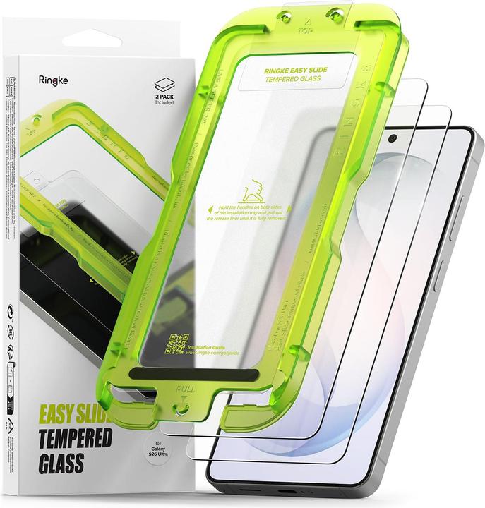 Actual product image Ringke - Easy Slide Tempered Glass (2 pack) - Samsung Galaxy S26 Ultra - Clear (2 pcs., Samsung Galaxy S26 Ultra)