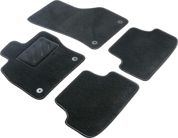 Actual product image Walser Floor mats for VW Golf Plus BJ 02/2005 - 2007 (2 front mats + 2 rear mats)