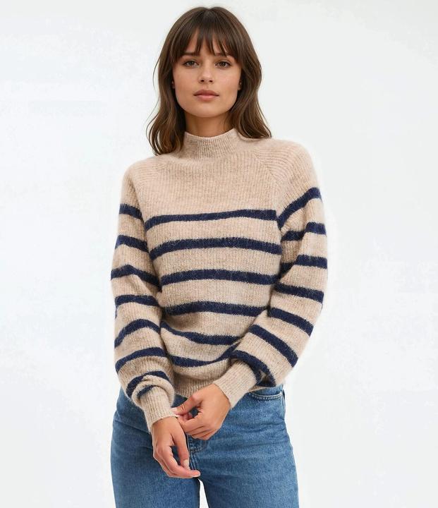 Actual product image La Redoute Collections Streifenpullover Signature ARISTIDE mit Alpakawolle (M)