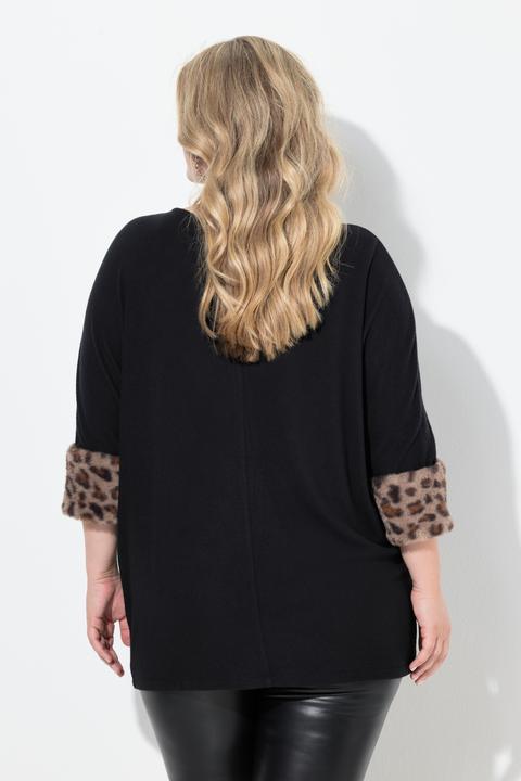 Produktbild Miamoda Pullover, Fledermausärmel, abnehmbarer Webpelz (42, 44)