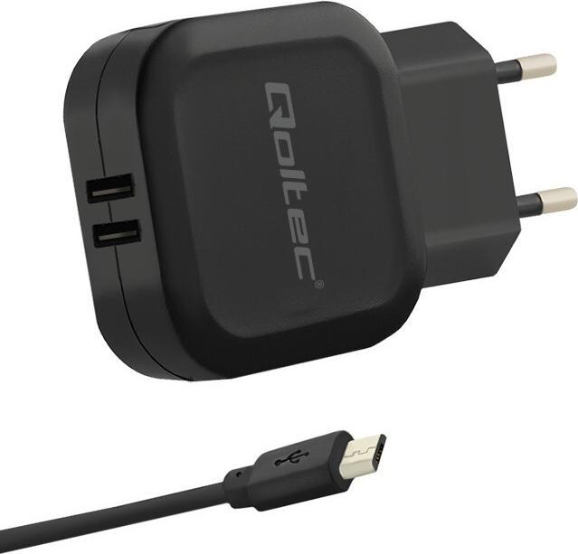 Actual product image Qoltec 50187 Mobile Device Charger Indoor (17 W)