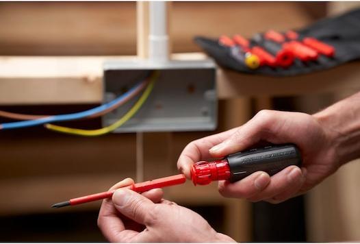 Actual product image Stanley Screwdriver Set Multi-Bit 1000V (Pozidriv cross recess (PZ), Port, Phillipps cross recess (PH))