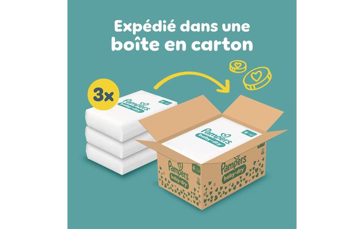 Actual product image Pampers Baby-Dry (Size 4, Monthly box, 204 pcs.)