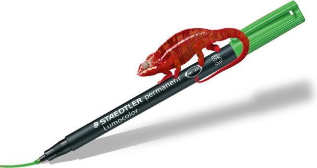 Actual product image Staedtler Lumocolor permanent (Green, 2.50 mm, 1 x)