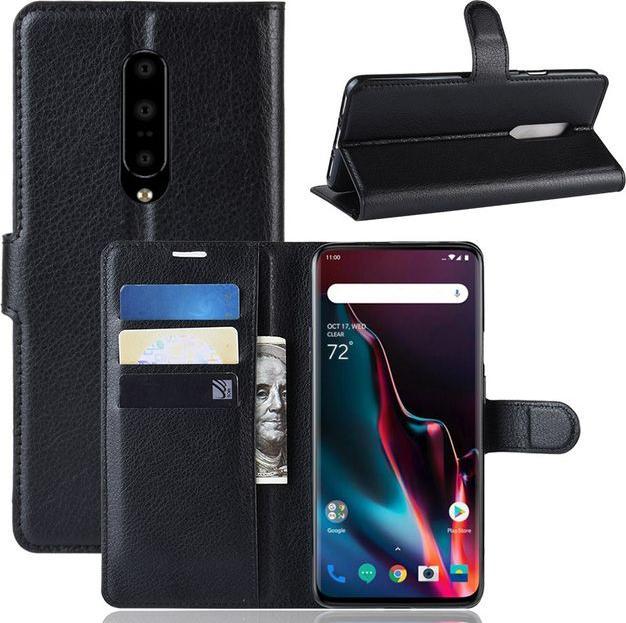 Produktbild MU Classic Litchi Leder Bookcover Series (OnePlus 7 Pro)