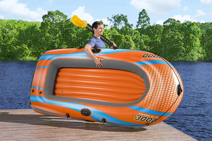 Image du produit Bestway 8'1" x 48"/2.46m x 1.22m Kondor Elite 3000 Raft Set (246 cm, 3 pers.)