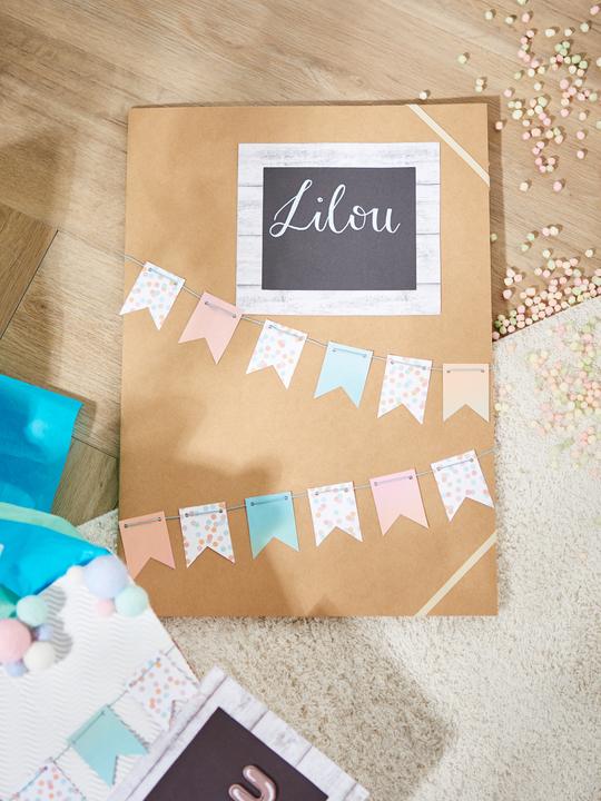 Actual product image VBS Kraft cardboard folder for papers (A3, 1 x)