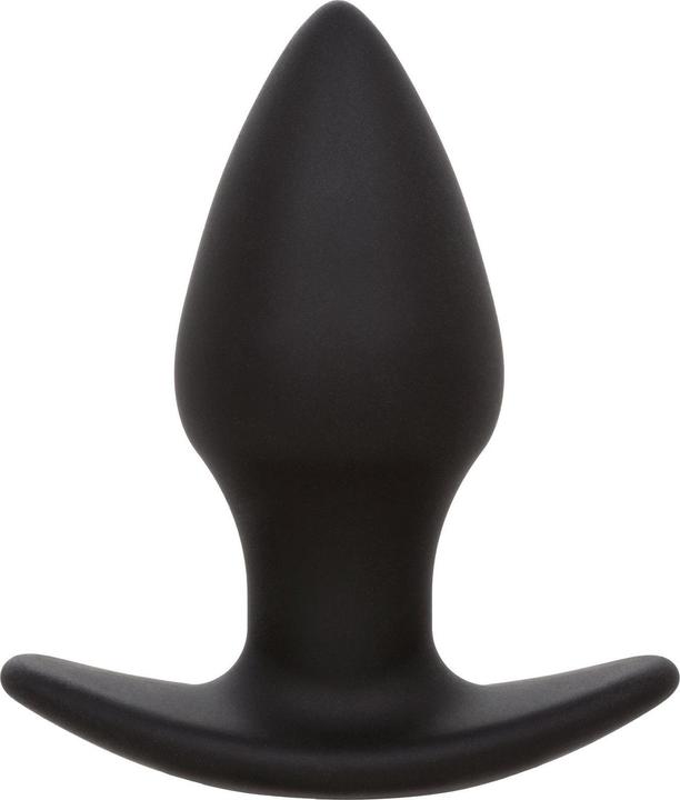 CalExotics Rock Bottom Perfect Anal Plug 10 Vibrationen Silikon Schwarz