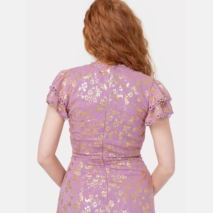 Image du produit Herba Abito Maxi con Scollo a V e Maniche Corte (38)