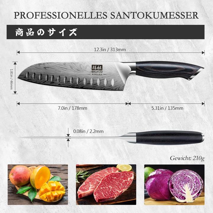 Produktbild Shan Zu Santokumesser (18 cm)