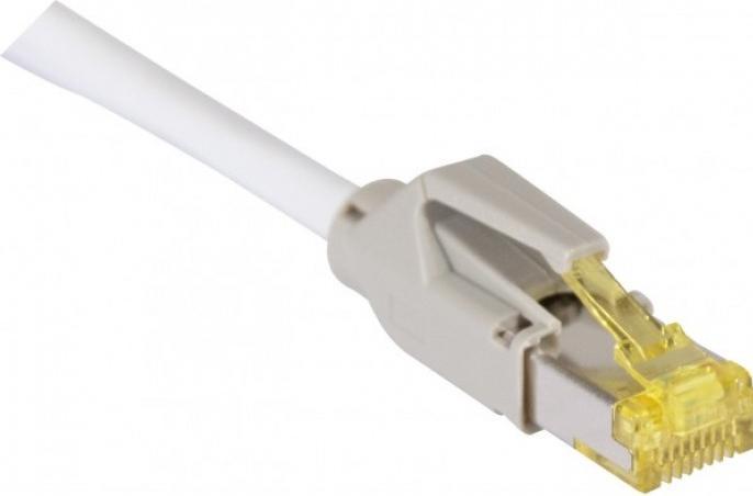 Image du produit Tecline Câble patch S/FTP, PiMF, Cat 6a, gris, 30,0 m Pour 10 Gigabit/s, sans halogène, avec câble Draka et (S/FTP, CAT6a, 30 m)
