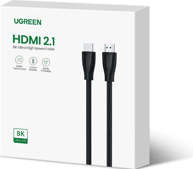 Produktbild Ugreen HDMI (Typ A) — HDMI (Typ A) (3 m, HDMI, 2.1)