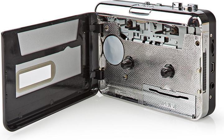 Productafbeelding Nedis Draagbare USB Cassette naar MP3 Converter - Cassettes omzetten naar MP3 formaat - Met USB Kabel
