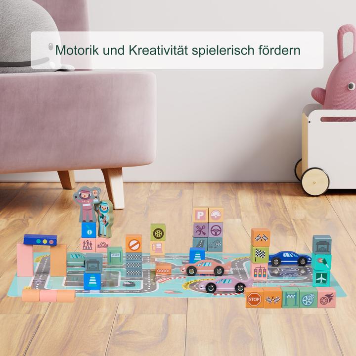 Produktbild Relaxdays Holzbausteine-Set