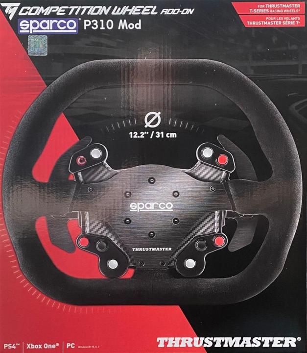 Image du produit Thrustmaster Roue de compétition AddOn Sparco P310 Mod (PC, PS4, Xbox One S, Xbox One X, Xbox Series S, Xbox Series X)