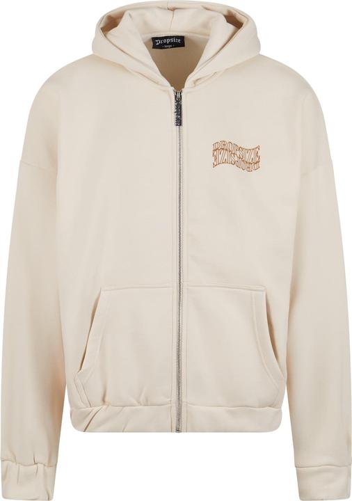 Actual product image Dropsize Heavy Oversize Mirrored Logo Zip-Hoodie - 124653 (XS)