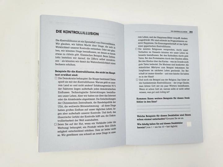 Actual product image Die Kunst des klaren Denkens (German, Rolf Dobelli, 2021)