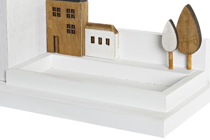 Image du produit DKD Home Decor Organiseur polyvalent Stylo Blanc Marron Bois Métal 30 x 40 cm 28 x 11 x 14 cm