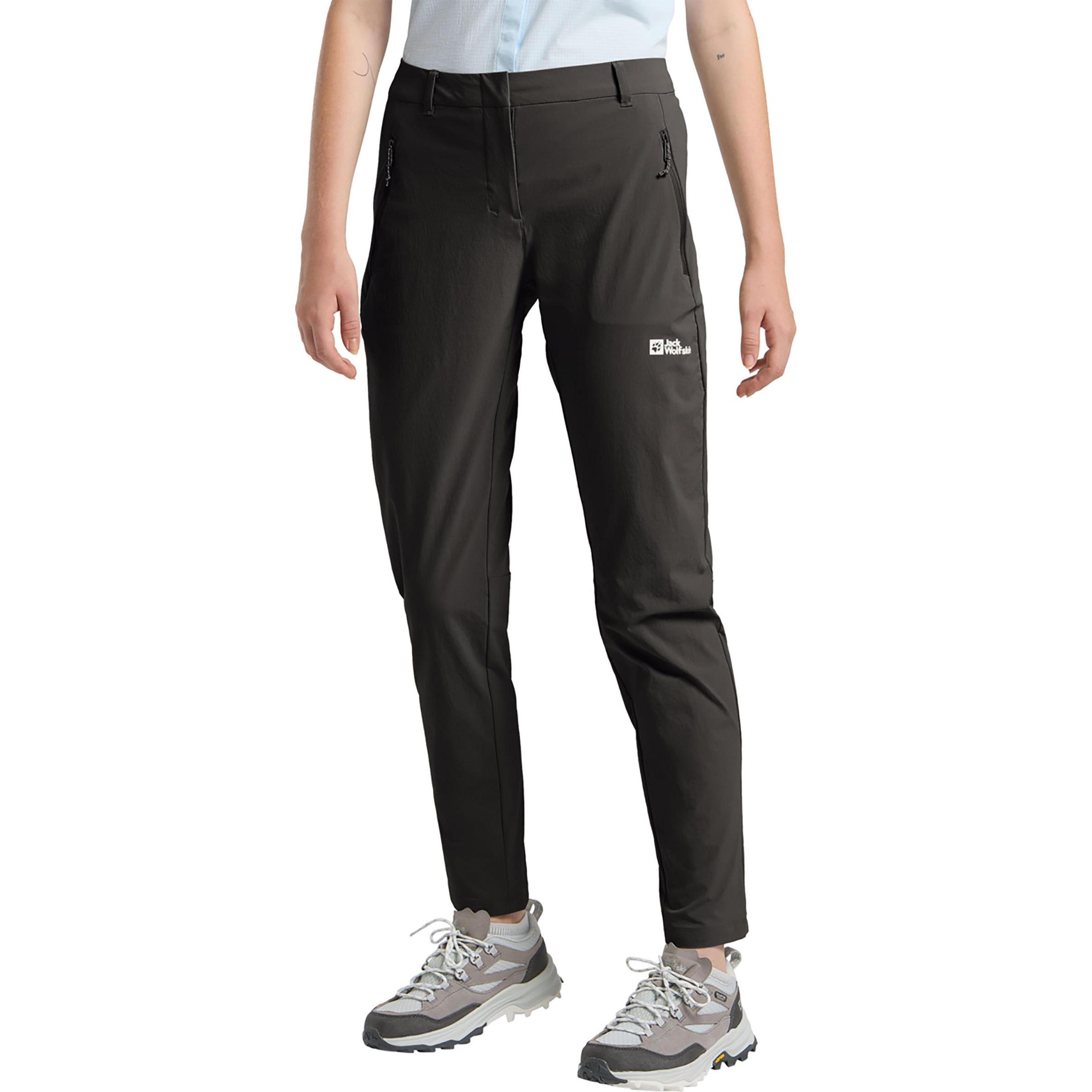Jack Wolfskin, Damen, Outdoorhose, Hikeout Pants W (S), Schwarz, S