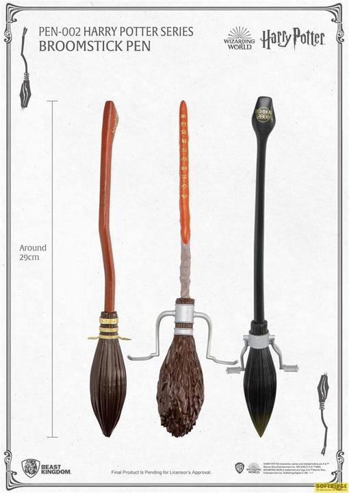 Produktbild Beast Kingdom Harry Potter stylo à bille balai volant Nimbus 2000 29 cm