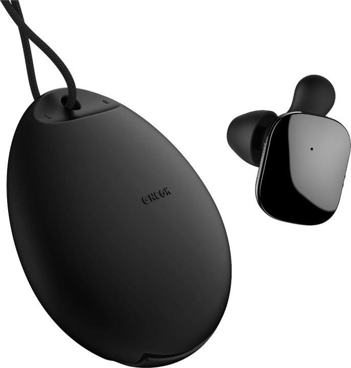 Actual product image Baseus Earphone Bluetooth Encok W02 TWS Truly Wireless headset Black (NGW02-01) (5 h, Wireless)