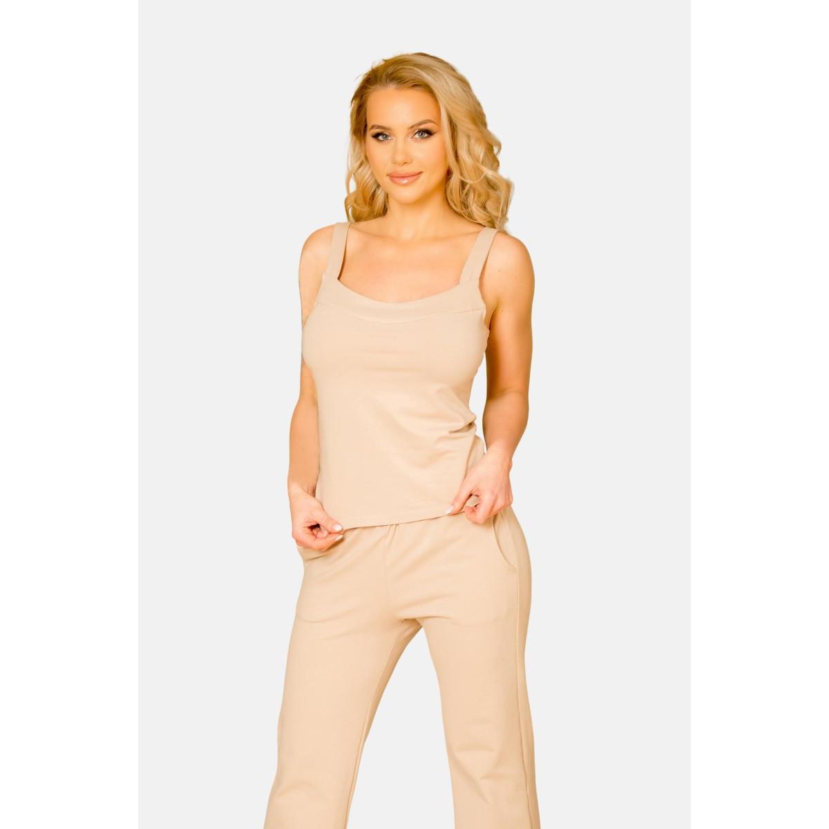 Kalimo, Damen, Sportshirt, Sport Top in beige (XL), Beige, XL