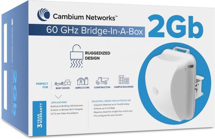 Produktbild Cambium Networks 60GHz Bridge in a Box 2Gb