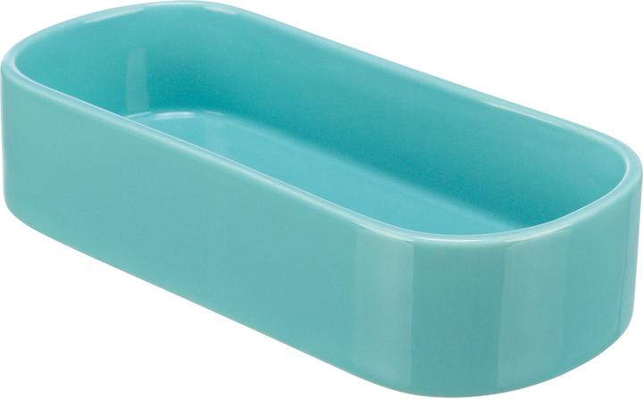 Trixie Voerbak / Drinkbak Ovaal Keramiek Assorti - 22X10 Cm 600 Ml (60 cl)