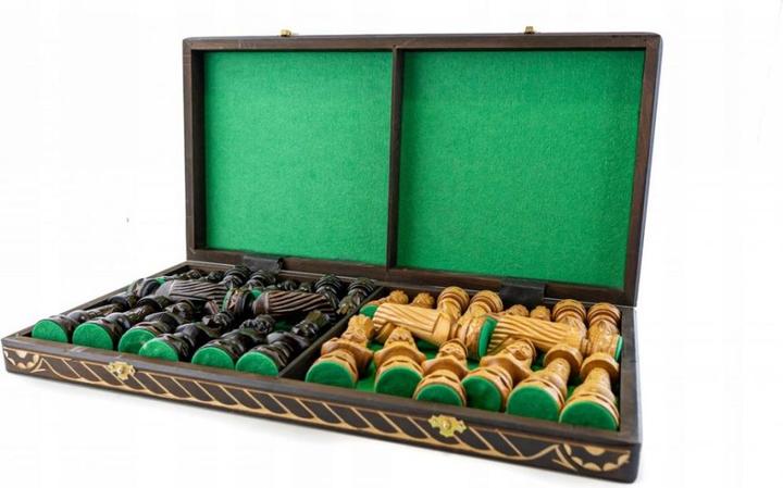 Image du produit Holzecke Échiquier en bois "Cezar" Sculpté