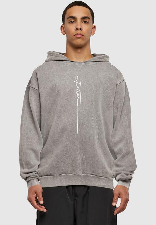 Produktbild Merchcode Faith Acid Washed Oversized Hoodie - 176403 (M)